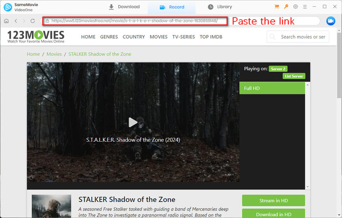 paste the link