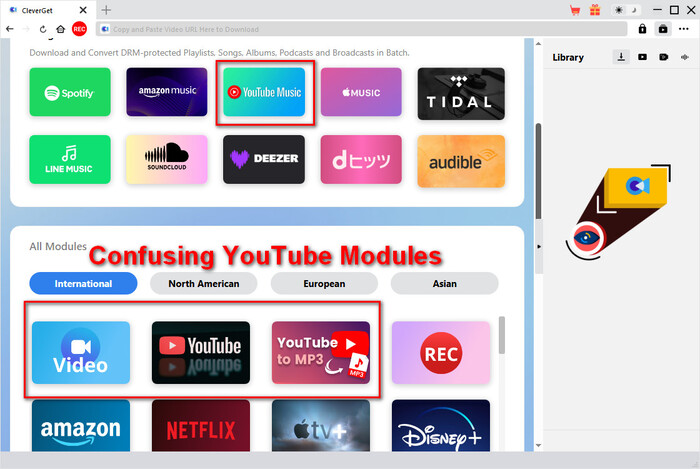 CleverGet confusing module