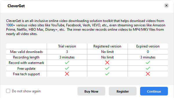 cleverget free trial