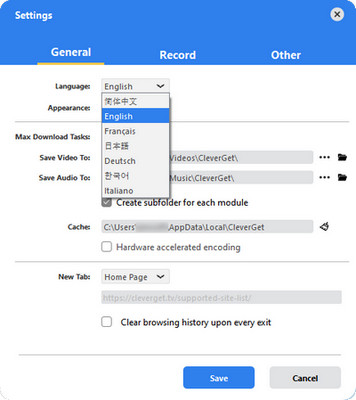 cleverget language