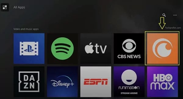 crunchyroll app on ps5