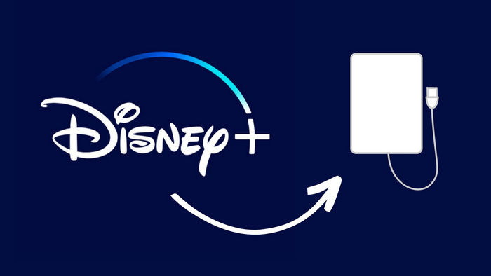 download disney plus video to external hard drive