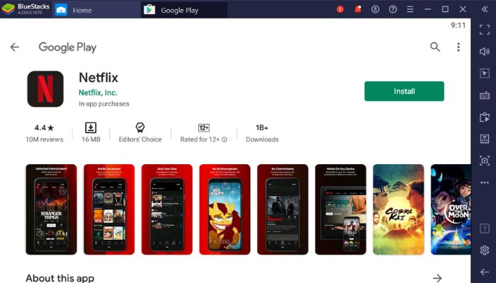 Download Netflix on Mac through Android Emulator