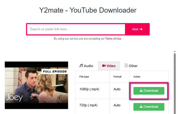 download youtube video with y2mate