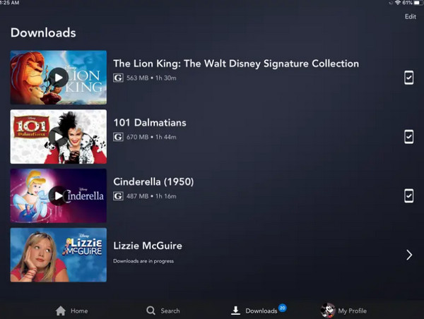 find disney plus downloads