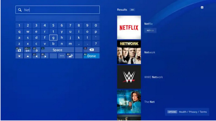find netflix on ps4