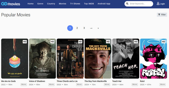 unblocked movie sites for school gomovies