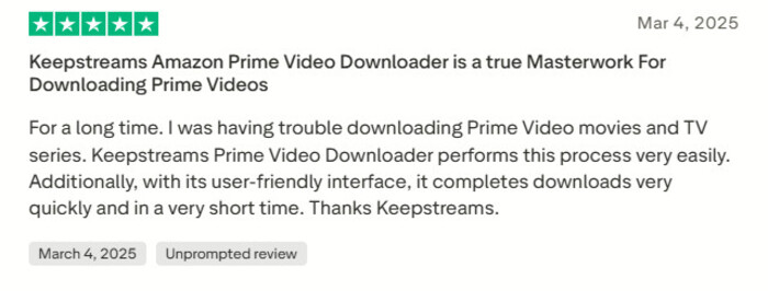 KeepStreams easily download videos