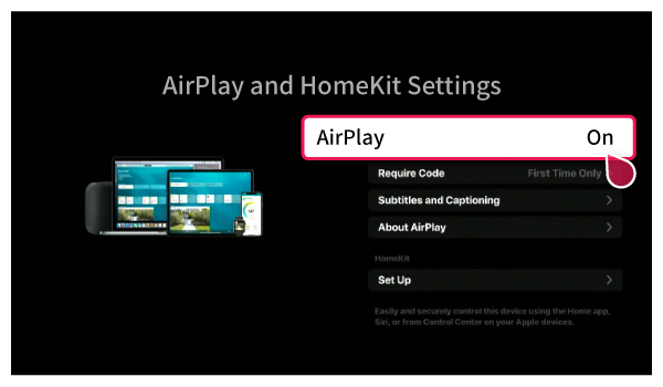 lg airplay on