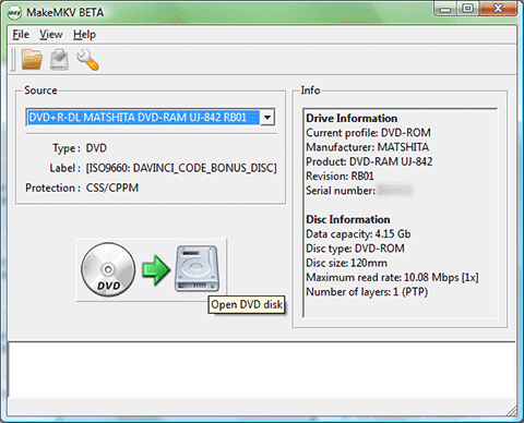 add dvd with MakeMKV