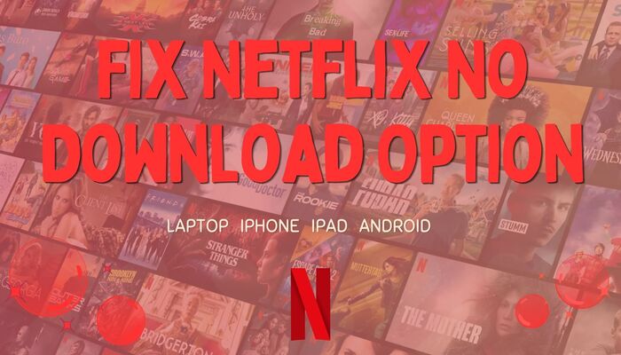 Netflix no download option