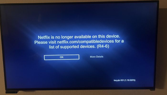 Netflix is No Longer Available on This Device