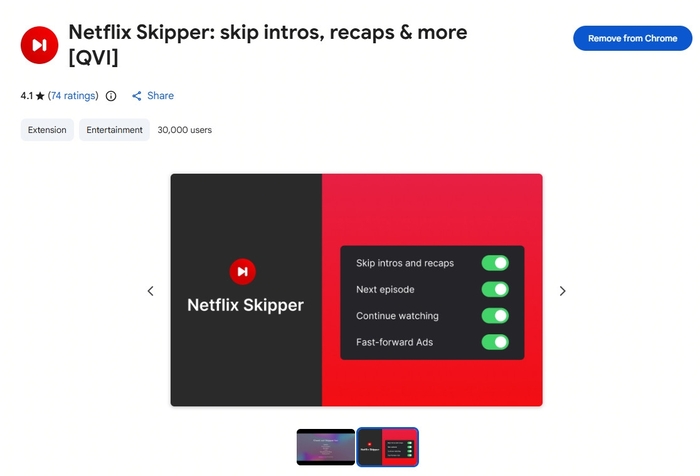 Netflix Skipper