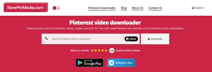 SavePinMedia downlaod Pinterest videos