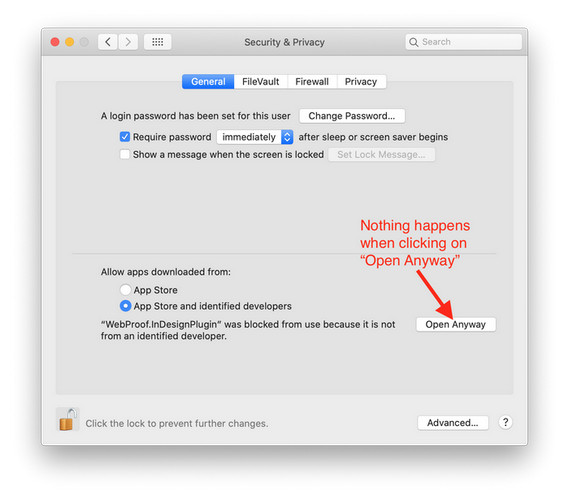 security privacy enable mac