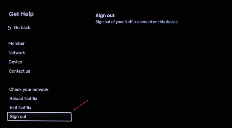 sign out of netflix on xbox