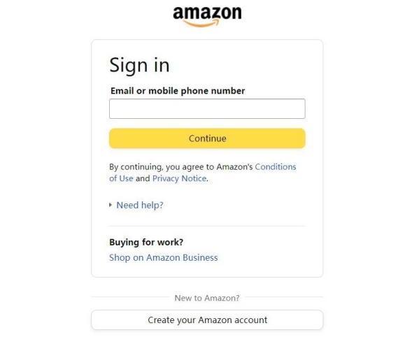 signin amazon