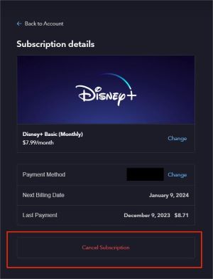 subscription detail