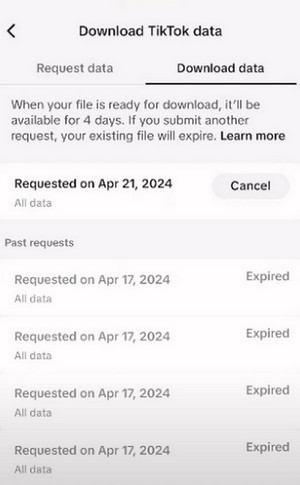 get tiktok data from phone