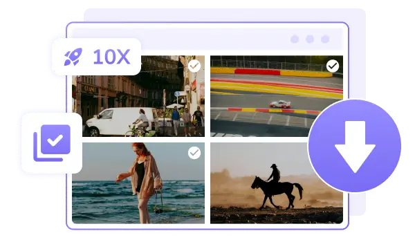 Batch Download Mode with Fast Speed