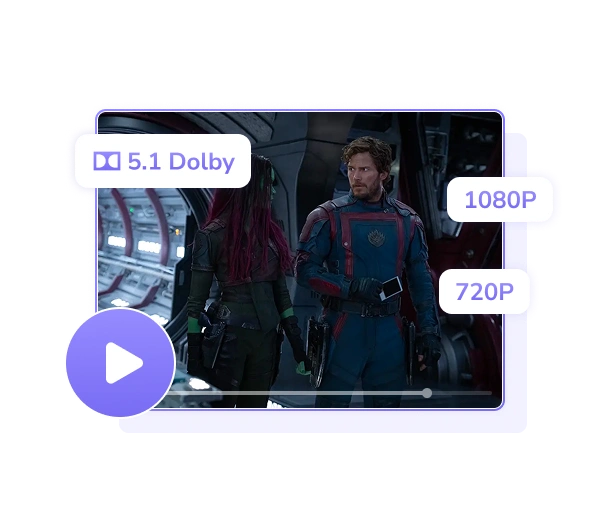 Save HD Disney+ movies with Dolby 5.1 Sound