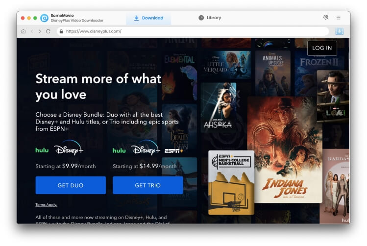 SameMovie DisneyPlus Video Downloader software