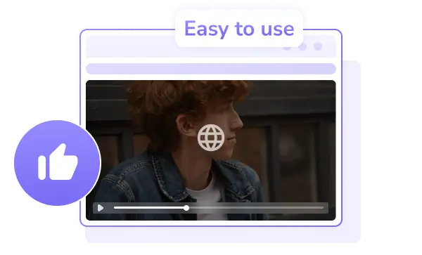 Built-in Video Player for Easy-To-Use