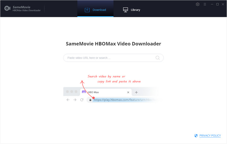 SameMovie HBOMax Video Downloader screenshot