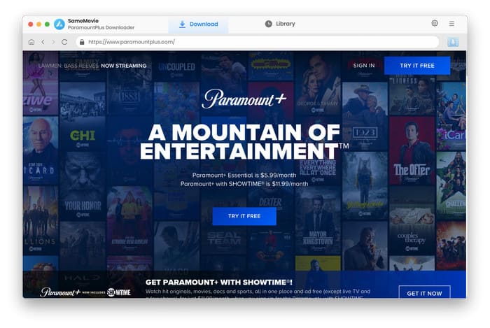 paramountplus video downloader for mac, download paramountplus video on mac, paramountplus downloader, samemovie paramountplus video downloader