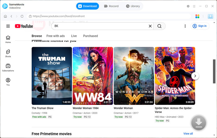 Find Your YouTube Movie