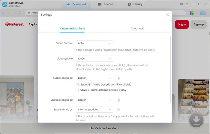 Set Your Preferences